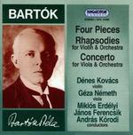 Bartk: Four Pieces; Rhapsodies for Violin & Orchestra; Viola Concerto