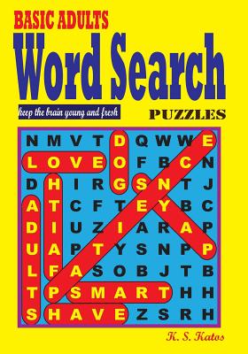 BASIC ADULTS Word Search Puzzles - Kato, K S