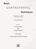 Basic Contrapuntal Techniques: An Introduction to Linear Style Through Creative Writing, Book & 2 CDs