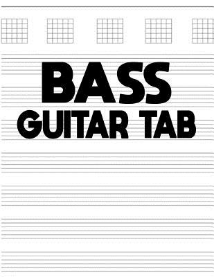 Bass Guitar Tab: Bass Guitar Tab: 150 Pages, Blank Musical Notebook for Composing Your Music, White Paper, Made for 4 String Bass, Non-Refillable, (Perfect Size) - Kech, Omi