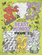 BEAST MONKEY volume 2 mazes and word games: Exciting activity book with a collection of fun and challenging 3D mazes, cut out board games and word games for ages 6 7 8 9 10