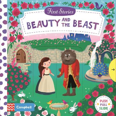 Beauty and the Beast: A Push, Pull and Slide Book - Books, Campbell