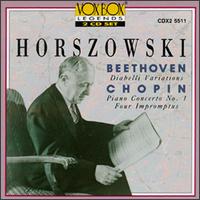 Beethoven: Diabelli Variations; Chopin: Piano Concerto No. 1; Four Impromptus - Mieczyslaw Horszowski (piano); Wiener Symphoniker; Hans Swarowsky (conductor)