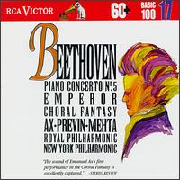 Beethoven: Piano Concerto No.5; Coriolan Overture; Choral Fantasy - Emanuel Ax (piano); New York Choral Artists (choir, chorus)