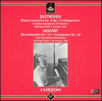 Beethoven: Piano Concerto No. 5; Mozart: Divertimento, KV 131; Symphony No. 33 - Clifford Curzon (piano); George Szell (conductor)