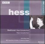 Beethoven: Piano Concerto No.5; Piano Concerto No.2 - Myra Hess (piano); Myra Hess (speech/speaker/speaking part); BBC Symphony Orchestra; Malcolm Sargent (conductor)