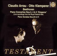 Beethoven: Piano Concertos Nos. 3, 4 & 5 - Claudio Arrau (piano); Philharmonia Orchestra; Otto Klemperer (conductor)