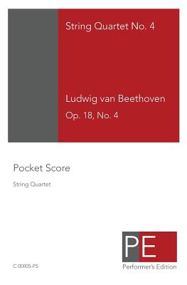 Beethoven String Quartet No. 4: Pocket Score - Beethoven, Ludwig Van, and Schuster, Mark