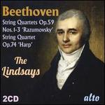 Beethoven: String Quartets, Op. 59 Nos. 1-3 'Rasumovsky'; String Quartet Op. 74 'Harp'