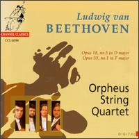Beethoven: String Quartets, Opp. 18/3 & 59/1 - Charles-Andre Linale (violin); Emile Cantor (viola); Emilian Piedicuta (violin); Laurentiu Sbarcea (cello);...