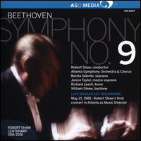 Beethoven: Symphony No. 9 [1988 Live Broadcast] - Benita Valente (soprano); Janice Taylor (mezzo-soprano); Richard Leech (tenor); William Stone (baritone);...