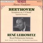 Beethoven: Symphony No. 9; Egmont Overture - Inge Borkh (soprano); Ludwig Weber (bass); Richard Lewis (tenor); Beecham Choral Society (choir, chorus); Royal Philharmonic Orchestra; Ren Leibowitz (conductor)
