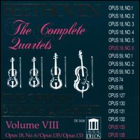Beethoven: The Complete Quartets, Vol. VIII - Andrew Dawes (violin); Denis Brott (cello); Kenneth Perkins (violin); Orford String Quartet; Terence Helmer (viola)