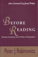 Before Reading: Narrative Conventions and the Politics O