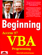 Beginning Access 97 VBA Progr Amming - Smith, Robert, and Sussman, David, and Sussman