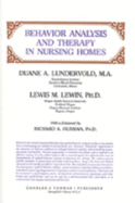 Behavior Analysis & Therapy in Nursing Homes