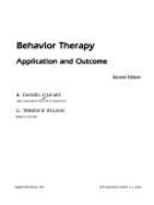 Behavior Therapy: Application and Outcome - O'Leary, K. Daniel, and Wilson, G. Terence