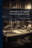 Beitrge Zu Einer Nationalbiologie
