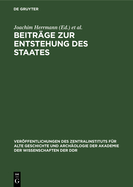 Beitr?ge Zur Entstehung Des Staates