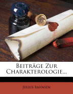 Beitrage Zur Charakterologie...