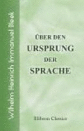 ?ber Den Ursprung Der Sprache