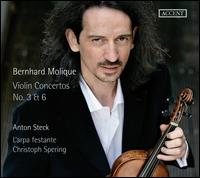 Bernhard Molique: Violin Concertos Nos. 3 & 6 - Anton Steck (violin); L'Arpa Festante; Christoph Spering (conductor)