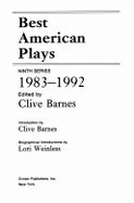 Best American Plays: Ninth Series 1983-1992 Complete - Barnes, Clive