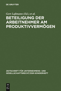 Beteiligung der Arbeitnehmer am Produktivvermgen