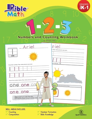 Bible Math: 1-2-3 Numbers and Counting Workbook - Hall, Allison C