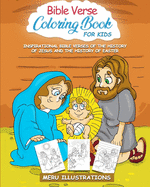 Bible verse Coloring Book For Kids: Inspirational Bible Verses of the history of jesus and the history of easter