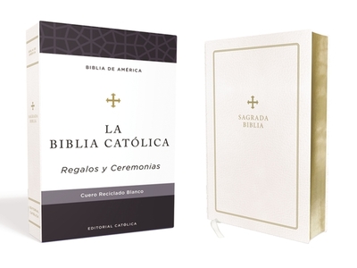 Biblia Catlica, Regalos Y Ceremonias, Piel Reciclada, Blanco, Comfort Print - Catlica, Editorial, and Biblia, La Casa de la