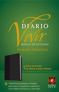 Biblia de Estudio del Diario Vivir Ntv, Tamao Personal (Letra Roja, Sentipiel, Negro)