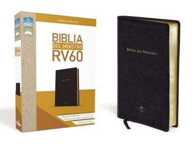 Biblia del Ministro Reina Valera 1960, Tamao Manual, Leathersoft, Negro / Spanish Ministers Bible Rvr 1960, Leathersoft, Black - Rvr 1960- Reina Valera 1960