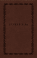 Biblia Reina-Valera 1960, Tierra Santa, Ultrafina Letra Grande, Leathersoft, Caf, Con Cierre
