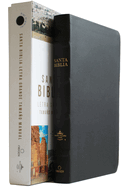 Biblia Rvr 1960 Letra Grande Tamao Manual, Piel Premier Negro / Spanish Bible Rvr 1960 Handy Size Large Print Bonded Leather Black