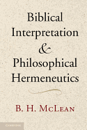 Biblical Interpretation and Philosophical Hermeneutics