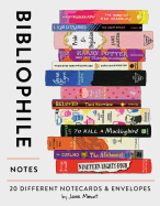 Bibliophile Notes: 20 Different Notecards & Envelopes (Notecards for Book Lovers, Illustrated Notecards, Stationery)