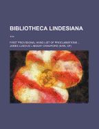 Bibliotheca Lindesiana ...: First Provisional Hand-List of Proclamations
