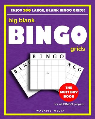 Big Blank Bingo Grids - Media, Walapie