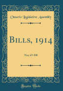 Bills, 1914: Nos; 65-200 (Classic Reprint)