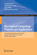 Bio-Inspired Computing: Theories and Applications: 15th International Conference, Bic-Ta 2020, Qingdao, China, October 23-25, 2020, Revised Selected Papers