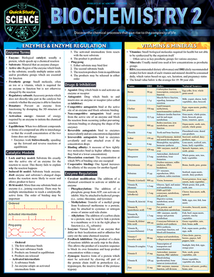 Biochemistry 2: QuickStudy Laminated Reference Guide - BarCharts, Inc.