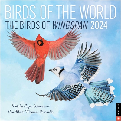 Birds of the World: the Birds of Wingspan 2024 Wall Calendar - Martinez, Ana Maria