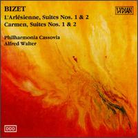 Bizet: L'Arlsienne, Suite Nos. 1 & 2/Carmen,Suite Nos. 1 & 2 - Philharmonia Cassovia; Alfred Walter (conductor)