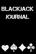 Blackjack Journal: Blackjack Notebook with Basic Strategy Card (Lined Notebook)