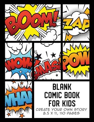 Blank Comic Book for Kids: Create Your Own Story, Comics & Graphic Novels - The Whodunit Creative Design