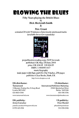 Blowing the Blues: Fifty Years Playing the British Blues - Heckstall-Smith, Dick, and Grant, Pete