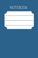 Blue notebook clipart: Notebook