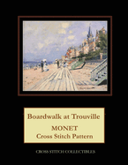 Boardwalk at Trouville: Monet Cross Stitch Pattern