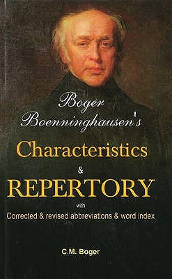 Boger Boenninghausen's Characteristics & Repertory - Boger, Cyrus Maxwell, MD